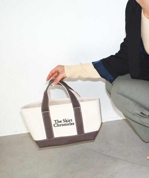 The Skirt Chronicles】SLOBE別注 キャンバスミニトートバッグ