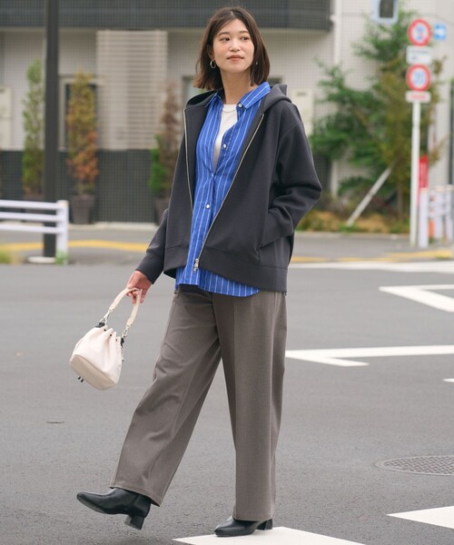 セール】【WEB限定】＜at ease＞オルマイ ワイド パンツ マシン