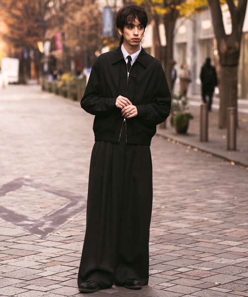 SINSS（シンス）の「Stripe short blouson / ストライプショート