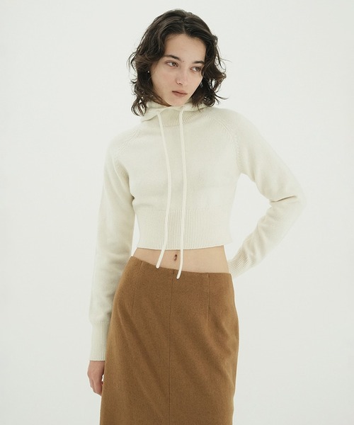 セール】SHORT KNIT HOODIE（ニット/セーター）｜CLANE（クラネ）の