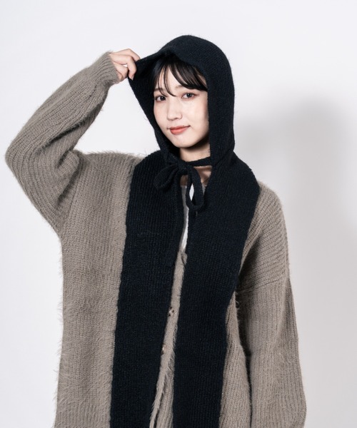 ACOC/アコック】ニットフーディマフラー Nomad Balaclava 韓国ブランド