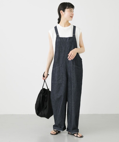 かぐれ（カグレ）の「デニムサロペット（サロペット/オーバーオール
