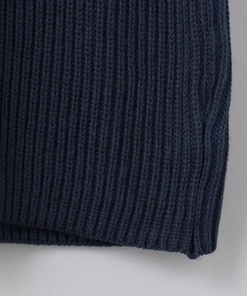 6（ロク）の「＜6(ROKU)＞HIGH ZIP SAILOR KNIT/ニット（ニット