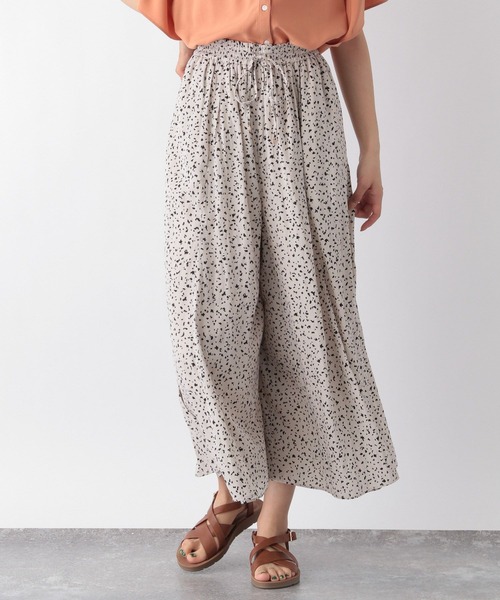 GLOBAL WORK（グローバルワーク）の「さらさらサテンフレアワイド