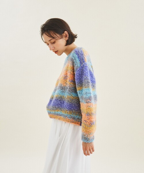 GRACE CONTINENTAL（グレースコンチネンタル）の「マルチカラーニット