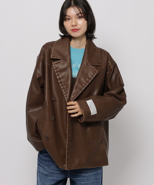 niko and（ニコアンド）の「【WILLIAM B.ELIOTT】フェイクレザー