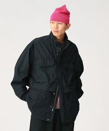 メンズのミリタリージャケット（ブラック/黒色系）ファッション通販