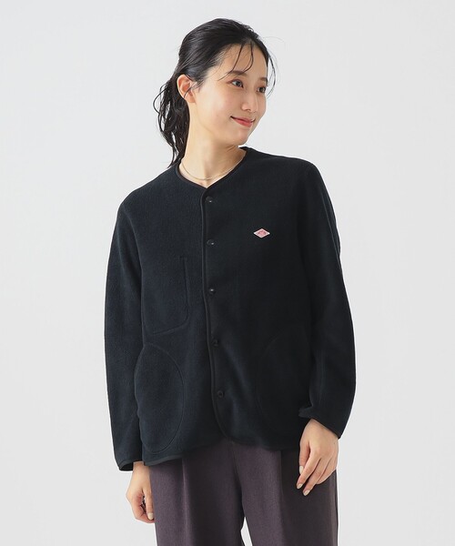 DANTON（ダントン）の「DANTON / ノーカラー フリース ジャケット