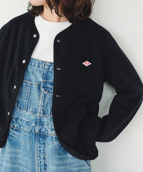 DANTON（ダントン）の「DANTON / ノーカラー フリース ジャケット