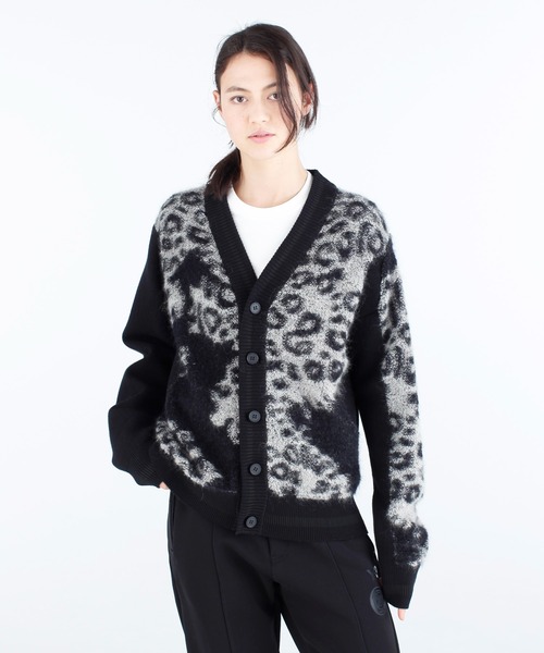 Y-3（ワイスリー）の「U LEOPARD KNIT CARDIGAN（ニット/セーター