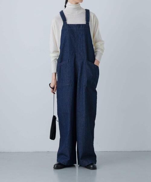 かぐれ（カグレ）の「バッククロスデニムサロペット（サロペット