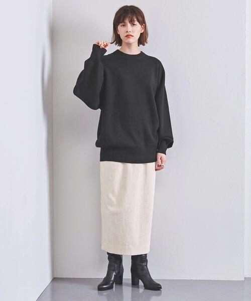 HYKE（ハイク）の「＜HYKE（ハイク）＞BIG FIT クルーネック ニット