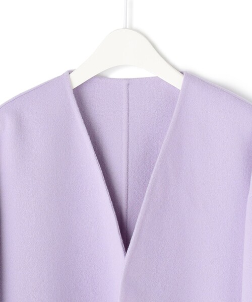 MANTECOリバー ショート コート（ノーカラーコート）｜23区（ニジュウ