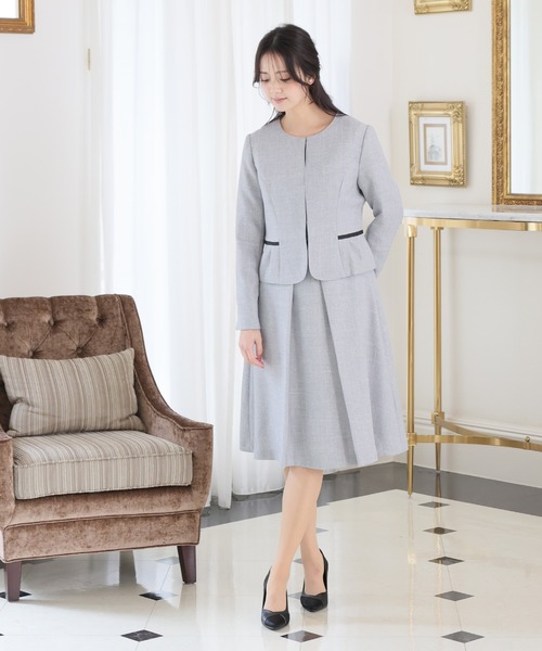 クラシカルワンピーススーツジャケットセット(2点セット) ワンピース
