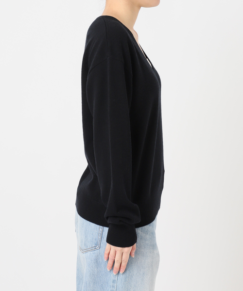 セール】W/CAS Vネックプルオーバー（ニット/セーター）｜Plage