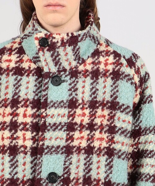 caban（キャバン）の「□CABaN ウールロービングチェック スタンド