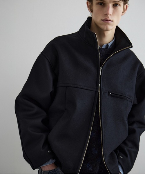 極美品】SHIPS メルトンジャケット super140s M シップス SHIPS