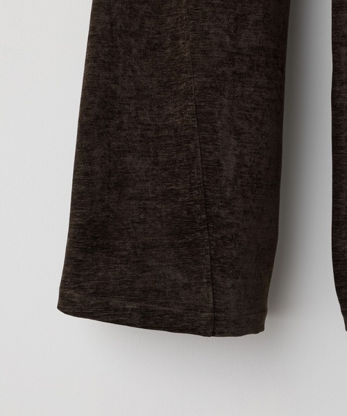 WASHED VELVET CURVE CUT WIDE PANTS（その他パンツ）｜WYM LIDNM