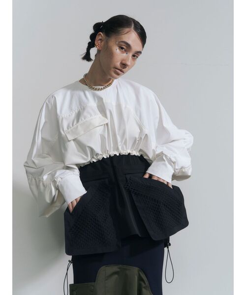 UN3D.（アンスリード）の「レイヤードポケットタンクトップ（タンク