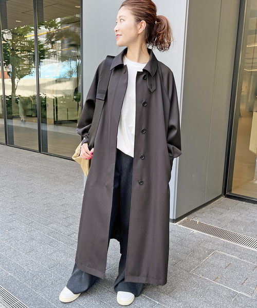 Spick & Span（スピックアンドスパン）の「ステンカラーウールトレンチ