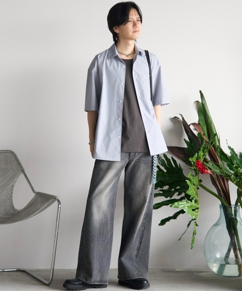 NEW BASIC MICRO SPAN BOX H/S SHIRT（シャツ/ブラウス）｜WYM LIDNM