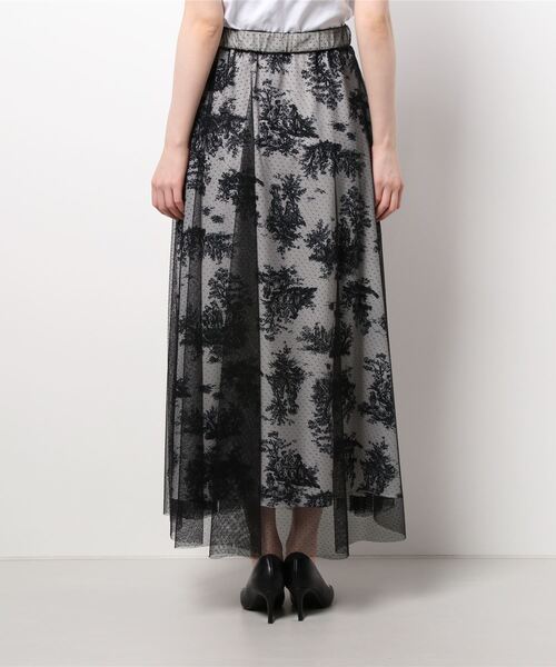 Ameri（アメリ）の「AVA DOT TULLE LAYERED SKIRT（スカート）」 - WEAR