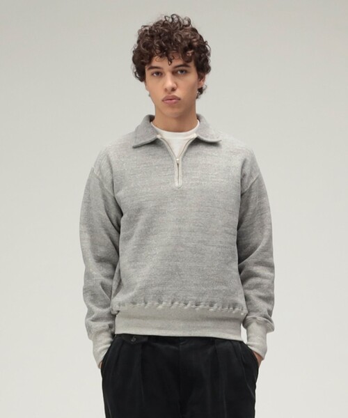 WAREHOUSE & CO. × BEAMS PLUS / 別注 Sweat Half Zip（スウェット