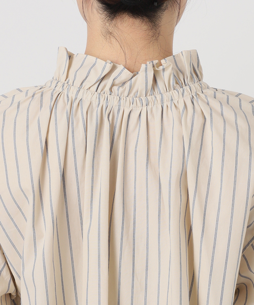 SLOBE IENA（スローブイエナ）の「タイプライターフリルカラーブラウス