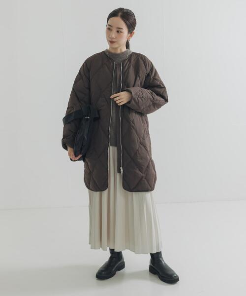 セール】『Sサイズ/WEB限定』コクーンキルティングロングダウン