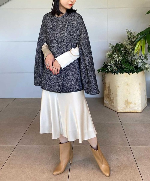 ESTNATION（エストネーション）の「ESTNATION / ツイードケープコート