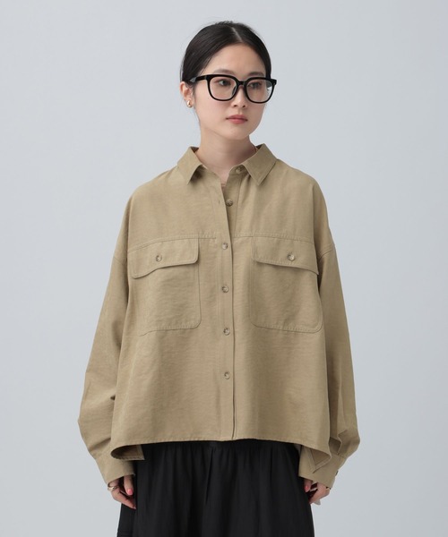 フェイクスエードWポケットシャツ 630189（シャツ/ブラウス）｜LEPSIM