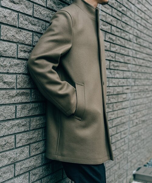 EDIFICE（エディフィス）の「SUPER 150's ウール メルトン スタンド