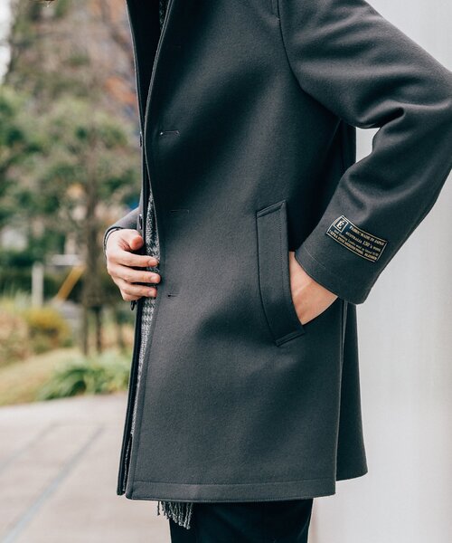 EDIFICE（エディフィス）の「SUPER 150's ウール メルトン スタンド