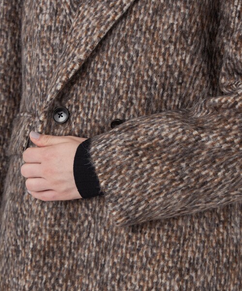 MACPHEE（マカフィー）の「モヘヤミックスシャギー ダブルブレスト