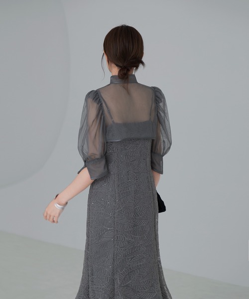 Leja（レジャ）の「【LEJA】スパンコール刺しゅうボタニカルマーメイド