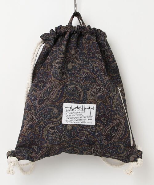 my beautiful landlet コーデュロイ バックパックベスト my beautiful