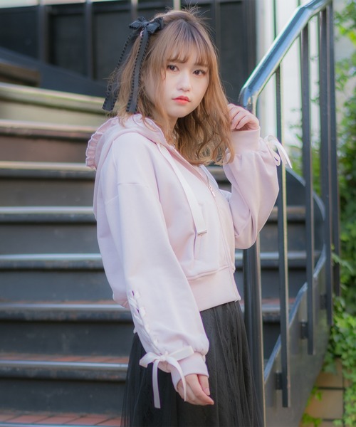 ROJITA（ロジータ）の「BIGフードフリルパーカー（パーカー）」 - WEAR