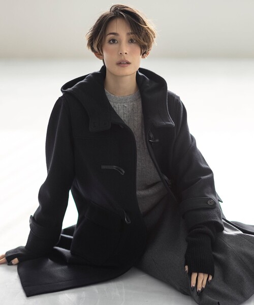 Jackal 140s ソフトメルトン ダッフルコート（ダッフルコート）｜J