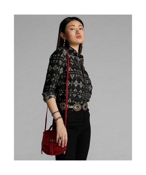 RRL（ダブル アール エル）の「ハンドツールド レザー ショルダー