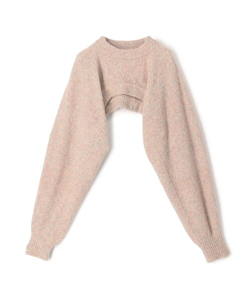 セール】ウールブークレー クロップドニット（ニット/セーター