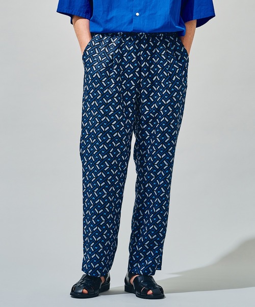 セール】【LA BOUCLE / ラブークル】1タックイージーパンツ (パターン