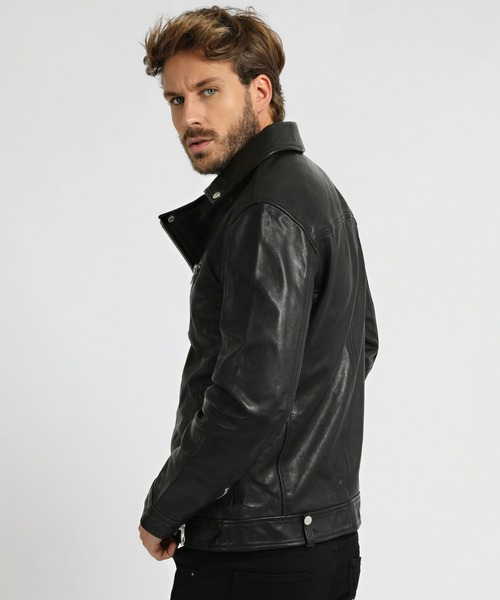 Guess（ゲス）の「Perfecto Leather Jacket（ライダースジャケット