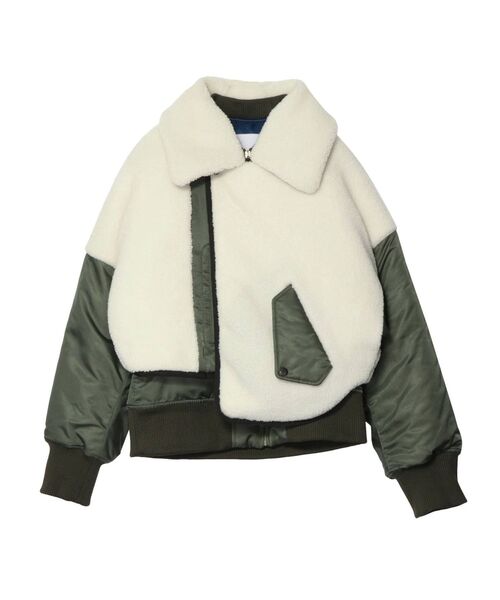 UN3D.（アンスリード）の「ボアドッキングブルゾン（ブルゾン）」 - WEAR