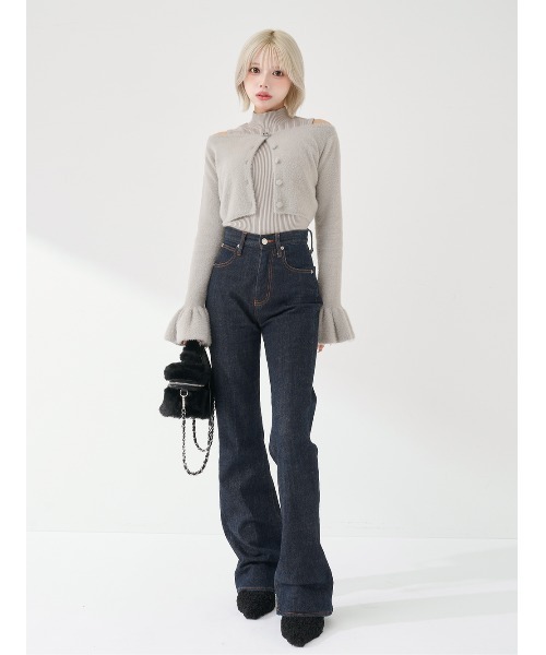 アンサンブルシャギーニットトップス（ニット/セーター）｜Darich