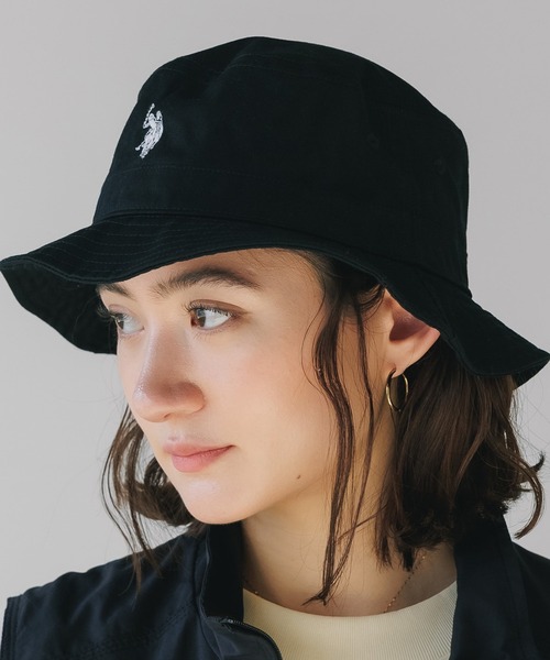 U.S. POLO ASSN./ユーエスポロアッスン ツイルバケットハット（ハット