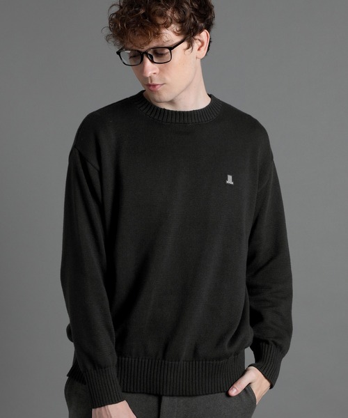 LANVIN en Bleu（ランバンオンブルー）の「ミドルゲージ クルーネック