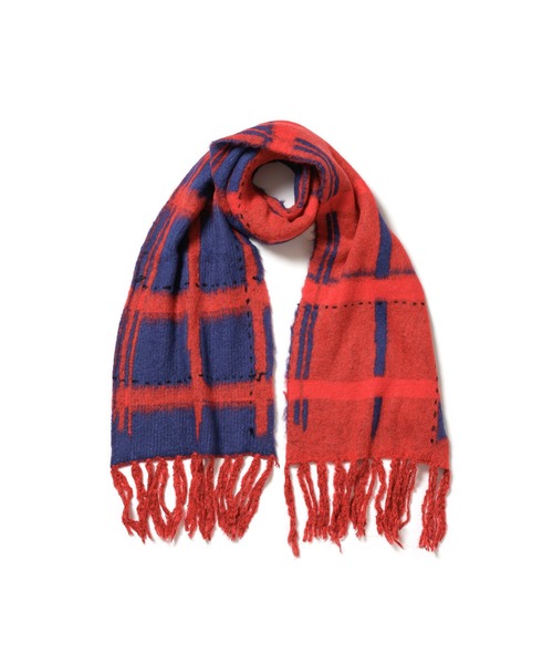 透明な空気のチェックマフラー（マフラー）｜PAMM（パム）の