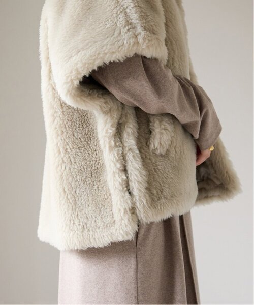 セール】TICCA（ティッカ） Woolファーポンチョ 0243410033（ポンチョ