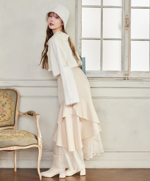 HolidayCollection】ニットセットマーメイドワンピース（ワンピース