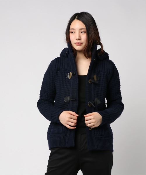 BARK（バーク）の「《BARK/バーク》 ショートダッフル ニット コート